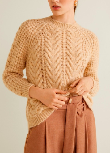 Mango Chunky-knit sweater