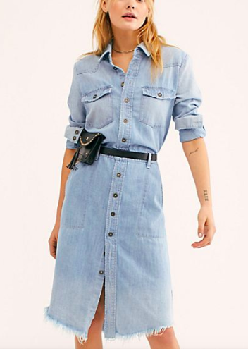 FP Long Classic Denim Shirt