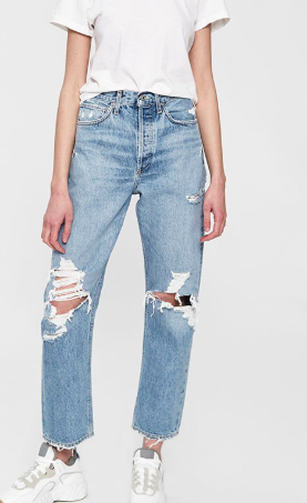 Agolde 90s Mid Rise Loose Fit Jean in Fall Out