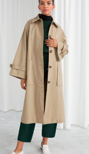 Stories Oversized Utilitarian Trenchcoat