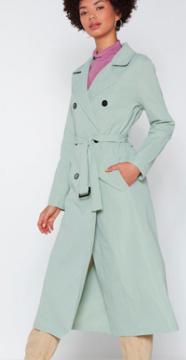 Nasty Gal Go a Long Way Trench Coat