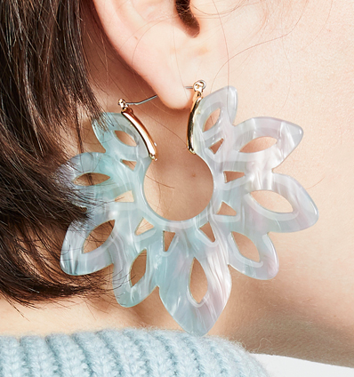 BaubleBar Rita Resin Drop Earrings  