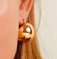 Mango Metal earrings
