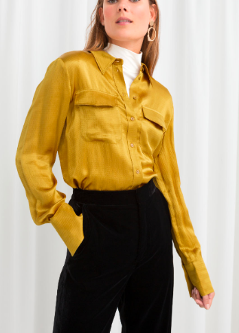 Stories Satin Workwear Shirt