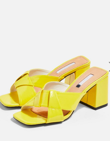 Topshop ROUX Cross Strap Mules