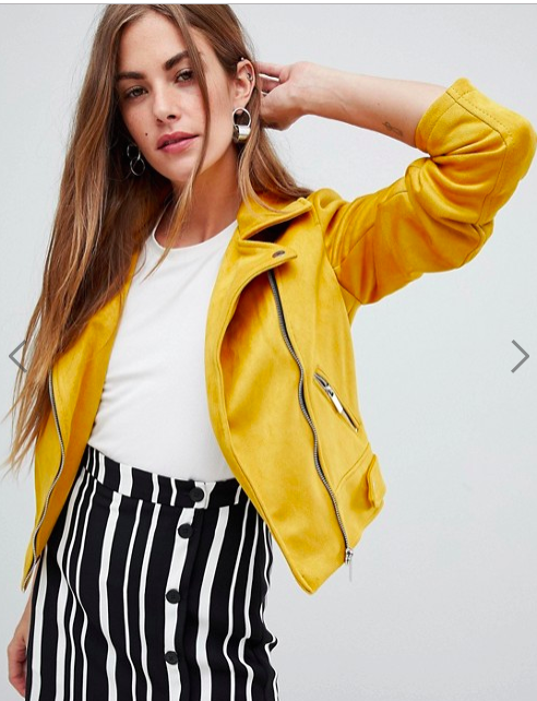 New Look Suedette Biker Jacket