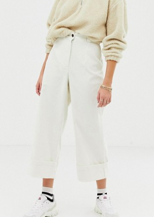 Reclaimed Vintage inspired cropped cord pants