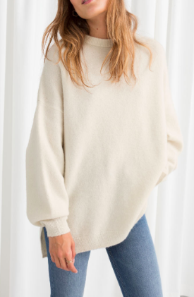 Stories Oversized Wool Blend Sweater