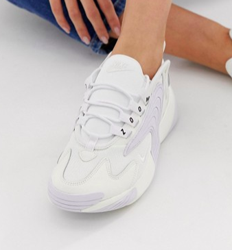 Nike Zoom 2K sneakers in white