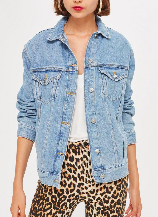 Topshop Oversized Denim Jacket