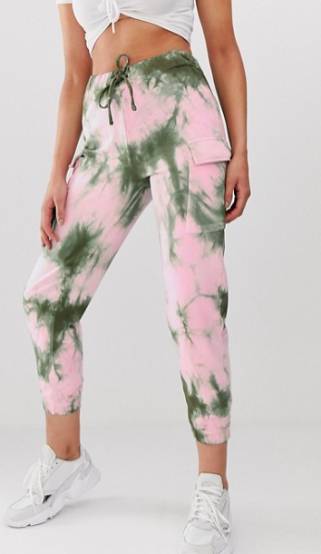 ASOS DESIGN jogger in tie dye print