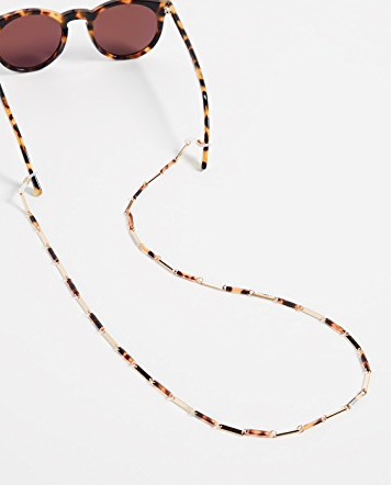 Tuleste Dresin &amp; Metal Bar Eyewear Chain