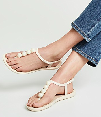 Ipanema Pearl T-Strap Sandals  