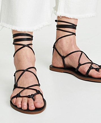 Madewell The Boardwalk Lace Up Sandals  