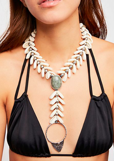 Ouroboros Siren Shell Necklace