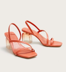 Mango Leather straps sandals