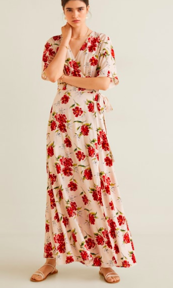 Mango Floral print dress