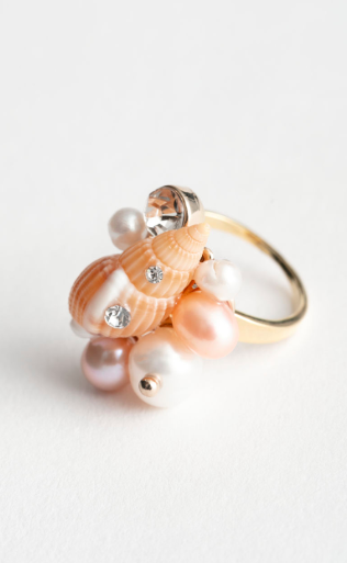 Stories Pearl Shell Ring