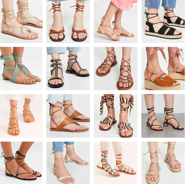 Barmhjertige Have en picnic nedbrydes Lace-Up Sandals: 48 Picks | Truffles and Trends