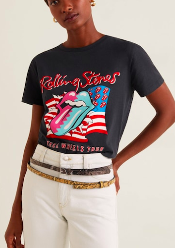 Mango The Rolling Stones T-shirt