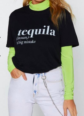 Nasty Gal The Definition of Tequila Graphic Tee