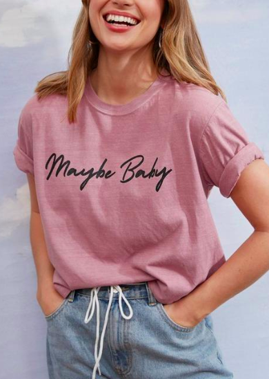 Nasty Gal Maybe Baby Graphic Tee