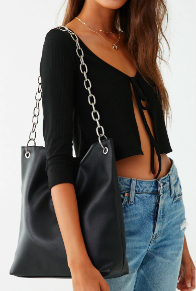 Forever 21 Faux Leather Shoulder Bag