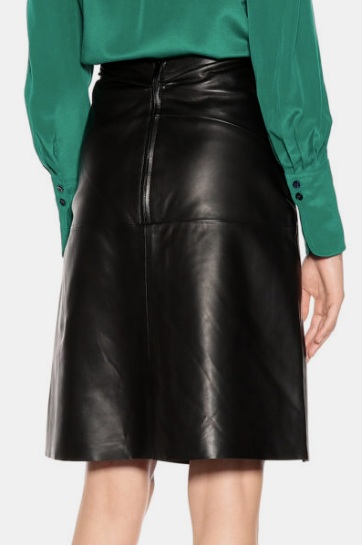 Leather Gaze A-LINE SILHOUETTE WOMEN LEATHER SKIRT