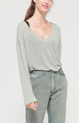 Out From Under Logan Jersey Slouchy Sweater