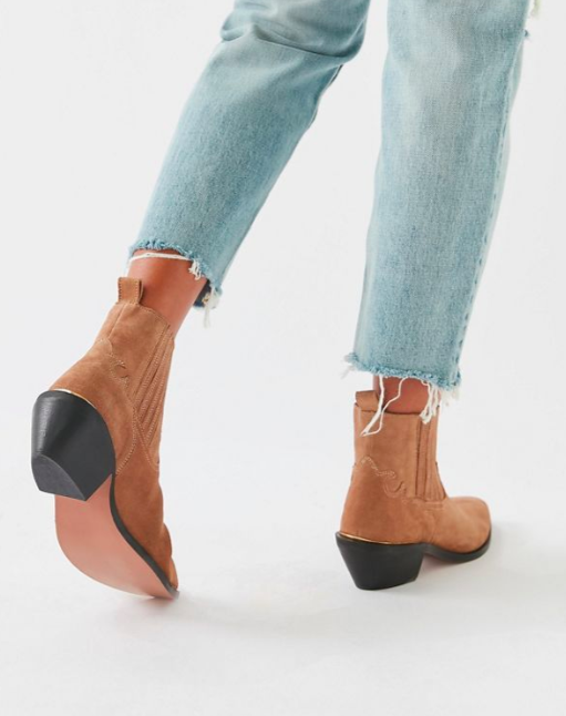 UO Tina Suede Western Boot