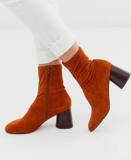 ASOS DESIGN Reckoning sock boots in tan