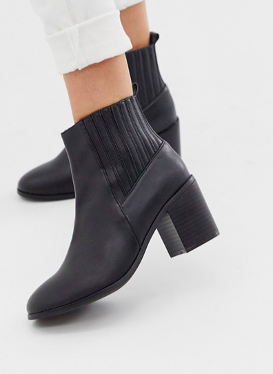 ASOS DESIGN Reform chelsea ankle boots in black