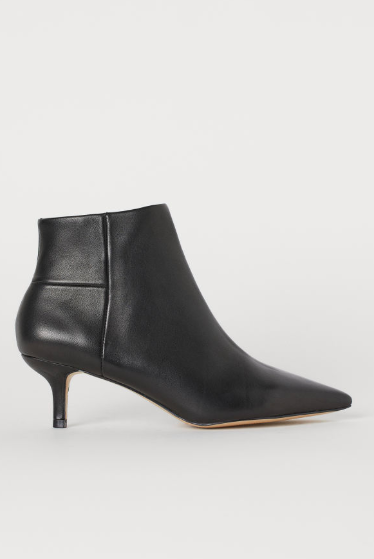 HM Leather Ankle Boots