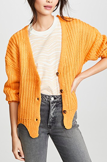 Moon River Oversized Button Up Cardigan  