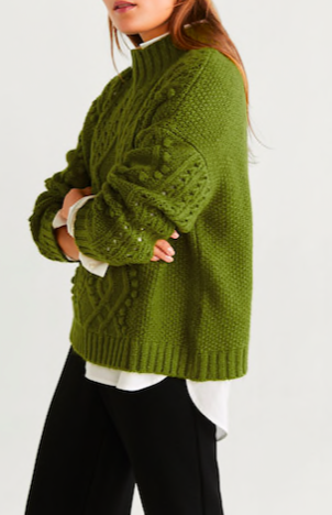 MANGO Contrasting knit sweater