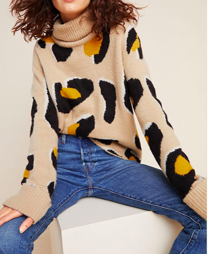 Anthropologie Georgia Turtleneck Sweater