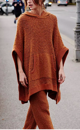 FP Easy Breezy Poncho Sweater