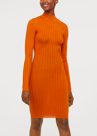 HM Fitted Knit Dress