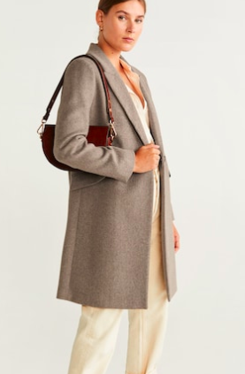 Mango Lapels wool coat