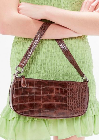 UO Croc '90s Shoulder Bag  Bags, 90s shoulder bag, Shoulder bag