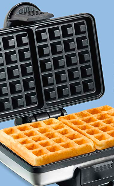Hamilton Beach 2-Slice Non-Stick Belgian Waffle Maker with Browning Control