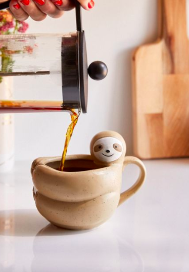 UO Sloth-Shaped Mug