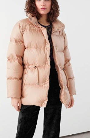 Stories Drawstring Waist Puffer Jacket