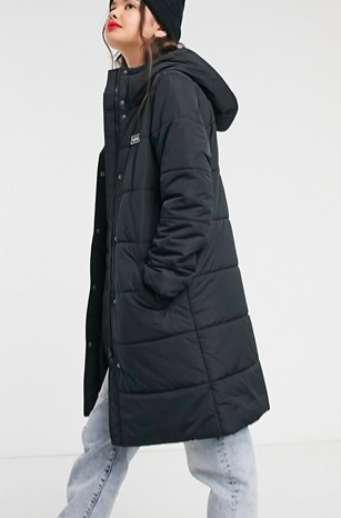 Vans Milford Puffer Longline black jacket