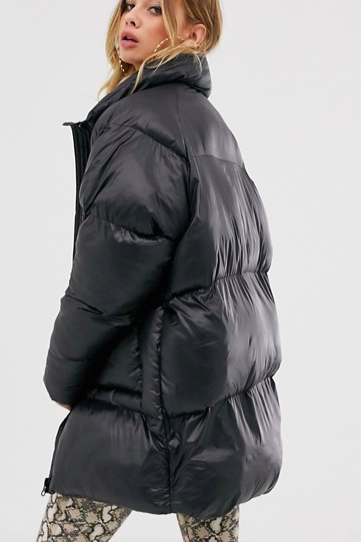 Missguided padded jacket in black