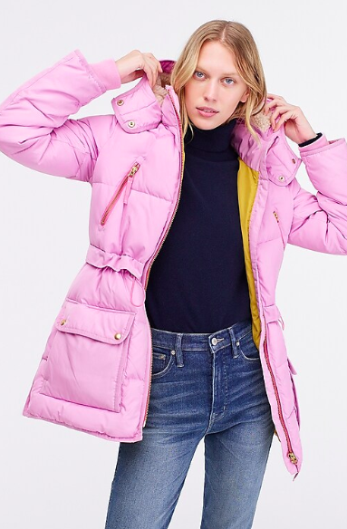 J.Crew Chateau puffer jacket with PrimaLoft®