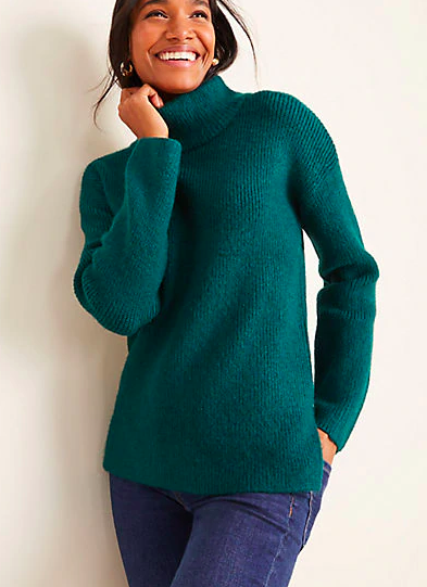 Ann Taylor Petite Cozy Turtleneck Sweater