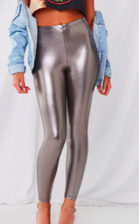 Forever 21   High-Rise Faux Leather Leggings