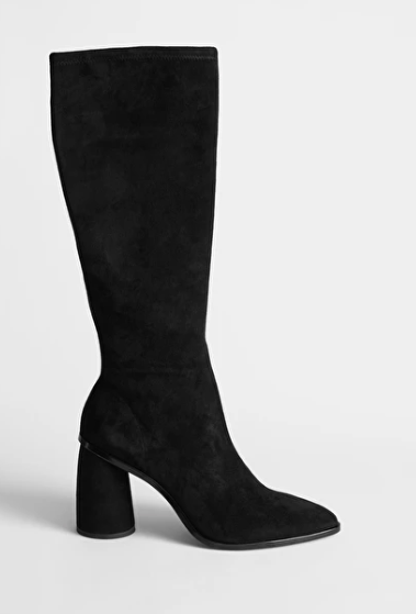 Stories Pointed Knee High Suede Boots