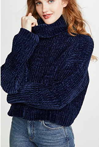 Blank Denim Chenille Sweater